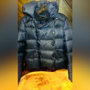 Navy Blue Puffer Jacket